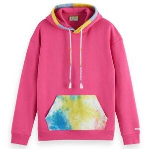 Scotch & Soda Men’s Toweling Pocket Hoodie